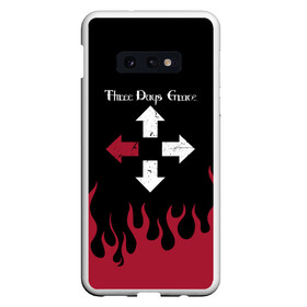 Чехол для Samsung S10E с принтом Three Days Grace в Кировске, Силикон | Область печати: задняя сторона чехла, без боковых панелей | days | grace | music | rock | three | three days grace | музыка | рок