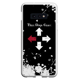 Чехол для Samsung S10E с принтом Three Days Grace в Кировске, Силикон | Область печати: задняя сторона чехла, без боковых панелей | days | grace | music | rock | three | three days grace | музыка | рок