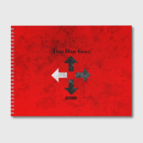 Альбом для рисования с принтом Three Days Grace в Кировске, 100% бумага
 | матовая бумага, плотность 200 мг. | three days grace