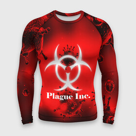 Мужской рашгард 3D с принтом PLAGUE INC. в Кировске,  |  | molecule | plague inc | абстракция | бактерии | вирус | клетки | медицина | микробы | молекулы | наука | нейрон | нейроны | планета | текстура | текстуры | формула