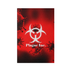 Обложка для паспорта матовая кожа с принтом PLAGUE INC. в Кировске, натуральная матовая кожа | размер 19,3 х 13,7 см; прозрачные пластиковые крепления | Тематика изображения на принте: molecule | plague inc | абстракция | бактерии | вирус | клетки | медицина | микробы | молекулы | наука | нейрон | нейроны | планета | текстура | текстуры | формула