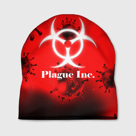 Шапка 3D с принтом PLAGUE INC. в Кировске, 100% полиэстер | универсальный размер, печать по всей поверхности изделия | molecule | plague inc | абстракция | бактерии | вирус | клетки | медицина | микробы | молекулы | наука | нейрон | нейроны | планета | текстура | текстуры | формула