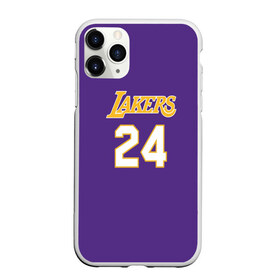 Чехол для iPhone 11 Pro матовый с принтом Los Angeles Lakers Kobe Brya в Кировске, Силикон |  | basketball | espn | kobe | kobe bryant | kobe bryant death | kobe bryant tribute | lakers | los angeles lakers | nba