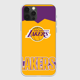 Чехол для iPhone 12 Pro с принтом Los Angeles Lakers  в Кировске, силикон | область печати: задняя сторона чехла, без боковых панелей | angeles | bryant | kobe | lakers | los | баскетбольный | клуб