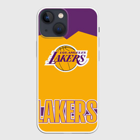 Чехол для iPhone 13 mini с принтом Los Angeles Lakers в Кировске,  |  | angeles | bryant | kobe | lakers | los | баскетбольный | клуб