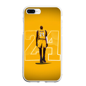 Чехол для iPhone 7Plus/8 Plus матовый с принтом Kobe Bryant в Кировске, Силикон | Область печати: задняя сторона чехла, без боковых панелей | 24 | basketball | bryant | kobe | kobe bryant | kobe bryant 24 | lakers | los angeles lakers | mamba | баскетбол | кобе 24 | кобе брайант | кобе брайнт | коби брайант | коби брайн | лейкерс | номер 24