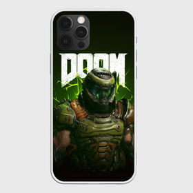 Чехол для iPhone 12 Pro с принтом Doom Eternal в Кировске, силикон | область печати: задняя сторона чехла, без боковых панелей | doom | doom 2016 | doom 2020 | doom eternal | doomguy | дум | дум 2020 | дум вечен | дум етернал | дум этернал | думгай