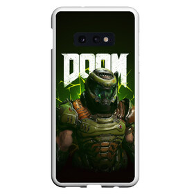 Чехол для Samsung S10E с принтом Doom Eternal в Кировске, Силикон | Область печати: задняя сторона чехла, без боковых панелей | doom | doom 2016 | doom 2020 | doom eternal | doomguy | дум | дум 2020 | дум вечен | дум етернал | дум этернал | думгай