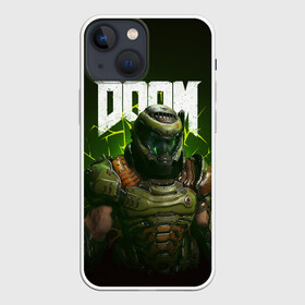 Чехол для iPhone 13 mini с принтом Doom Eternal в Кировске,  |  | doom | doom 2016 | doom 2020 | doom eternal | doomguy | дум | дум 2020 | дум вечен | дум етернал | дум этернал | думгай