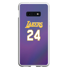 Чехол для Samsung S10E с принтом Los Angeles Lakers Kobe Brya в Кировске, Силикон | Область печати: задняя сторона чехла, без боковых панелей | basketball | espn | kobe | kobe bryant | kobe bryant death | kobe bryant tribute | lakers | los angeles lakers | nba