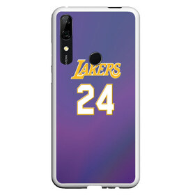 Чехол для Honor P Smart Z с принтом Los Angeles Lakers Kobe Brya в Кировске, Силикон | Область печати: задняя сторона чехла, без боковых панелей | basketball | espn | kobe | kobe bryant | kobe bryant death | kobe bryant tribute | lakers | los angeles lakers | nba