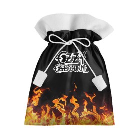 Подарочный 3D мешок с принтом Ozzy Osbourne в Кировске, 100% полиэстер | Размер: 29*39 см | music | ozzy | ozzy osbourne | rock | музыка | оззи | оззи осборн | ози | осборн | рок