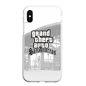 Чехол для iPhone XS Max матовый с принтом GTA SanAndreas в Кировске, Силикон | Область печати: задняя сторона чехла, без боковых панелей | grand theft auto 2 | grand theft auto 3 | grand theft auto v | grand theft auto: san andreas | grand theft auto: vice city | gta 1 | gta 2 | gta 3 | gta 4 | gta 5 | gta online | gta v | город | игры