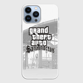 Чехол для iPhone 13 Pro Max с принтом GTA SanAndreas в Кировске,  |  | grand theft auto 2 | grand theft auto 3 | grand theft auto v | grand theft auto: san andreas | grand theft auto: vice city | gta 1 | gta 2 | gta 3 | gta 4 | gta 5 | gta online | gta v | город | игры