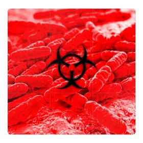 Магнитный плакат 3Х3 с принтом PLAGUE INC.BIOHAZARD в Кировске, Полимерный материал с магнитным слоем | 9 деталей размером 9*9 см | Тематика изображения на принте: molecule | plague inc | абстракция | бактерии | вирус | клетки | медицина | микробы | молекулы | наука | нейрон | нейроны | планета | текстура | текстуры | формула