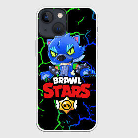 Чехол для iPhone 13 mini с принтом BRAWL STARS LEON WOLF в Кировске,  |  | brawlstars | crow | dyna | dynamike | leon | leonskin | mike | mr p | sally | shark | битваогней | бравлстарc | бравлстарз | динамайк | игра | игры | леон | мистер пи | мультик | старз