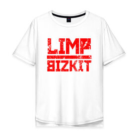 Мужская футболка хлопок Oversize с принтом LIMP BIZKIT в Кировске, 100% хлопок | свободный крой, круглый ворот, “спинка” длиннее передней части | dj lethal | limp bizkit | rock | джон отто | лимп бизкит | майк смит | музыка | роб уотерс | рок | сэм риверс | терри бальзамо | уэс борланд | фред дёрст