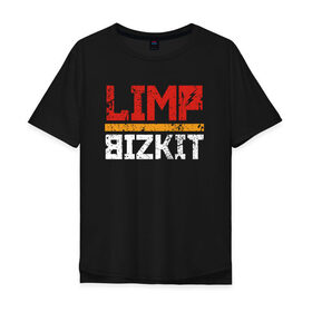 Мужская футболка хлопок Oversize с принтом LIMP BIZKIT в Кировске, 100% хлопок | свободный крой, круглый ворот, “спинка” длиннее передней части | dj lethal | limp bizkit | rock | джон отто | лимп бизкит | майк смит | музыка | роб уотерс | рок | сэм риверс | терри бальзамо | уэс борланд | фред дёрст