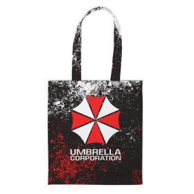 Сумка 3D повседневная с принтом UMBRELLA CORP в Кировске, 100% полиэстер | Плотность: 200 г/м2; Размер: 34×35 см; Высота лямок: 30 см | ada wong | biohazard | leon | nemesis | project resistance | raccoon city | re2 | resident evil 2 | rpd | stars | umbrella | ада вонг | амбрелла | немесис | ужасы