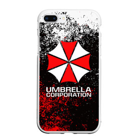 Чехол для iPhone 7Plus/8 Plus матовый с принтом UMBRELLA CORP в Кировске, Силикон | Область печати: задняя сторона чехла, без боковых панелей | ada wong | biohazard | leon | nemesis | project resistance | raccoon city | re2 | resident evil 2 | rpd | stars | umbrella | ада вонг | амбрелла | немесис | ужасы