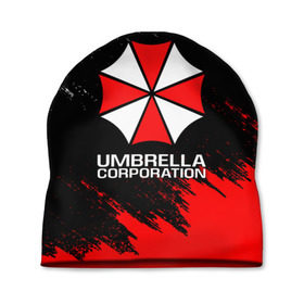 Шапка 3D с принтом UMBRELLA CORP в Кировске, 100% полиэстер | универсальный размер, печать по всей поверхности изделия | ada wong | biohazard | leon | nemesis | project resistance | raccoon city | re2 | resident evil 2 | rpd | stars | umbrella | ада вонг | амбрелла | немесис | ужасы