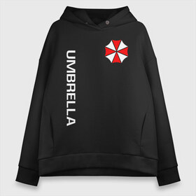 Женское худи Oversize хлопок с принтом UMBRELLA CORP(+спина) в Кировске, френч-терри — 70% хлопок, 30% полиэстер. Мягкий теплый начес внутри —100% хлопок | боковые карманы, эластичные манжеты и нижняя кромка, капюшон на магнитной кнопке | ada wong | biohazard | leon | nemesis | project resistance | raccoon city | re2 | resident evil 2 | rpd | stars | umbrella | ада вонг | амбрелла | немесис | ужасы