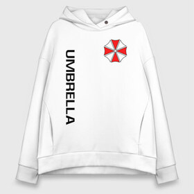 Женское худи Oversize хлопок с принтом UMBRELLA CORP(+спина) в Кировске, френч-терри — 70% хлопок, 30% полиэстер. Мягкий теплый начес внутри —100% хлопок | боковые карманы, эластичные манжеты и нижняя кромка, капюшон на магнитной кнопке | ada wong | biohazard | leon | nemesis | project resistance | raccoon city | re2 | resident evil 2 | rpd | stars | umbrella | ада вонг | амбрелла | немесис | ужасы