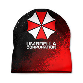 Шапка 3D с принтом UMBRELLA CORP в Кировске, 100% полиэстер | универсальный размер, печать по всей поверхности изделия | ada wong | biohazard | leon | nemesis | project resistance | raccoon city | re2 | resident evil 2 | rpd | stars | umbrella | ада вонг | амбрелла | немесис | ужасы