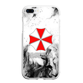 Чехол для iPhone 7Plus/8 Plus матовый с принтом UMBRELLA CORP в Кировске, Силикон | Область печати: задняя сторона чехла, без боковых панелей | ada wong | biohazard | leon | nemesis | project resistance | raccoon city | re2 | resident evil 2 | rpd | stars | umbrella | ада вонг | амбрелла | немесис | ужасы