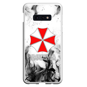 Чехол для Samsung S10E с принтом UMBRELLA CORP в Кировске, Силикон | Область печати: задняя сторона чехла, без боковых панелей | ada wong | biohazard | leon | nemesis | project resistance | raccoon city | re2 | resident evil 2 | rpd | stars | umbrella | ада вонг | амбрелла | немесис | ужасы