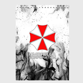 Скетчбук с принтом UMBRELLA CORP в Кировске, 100% бумага
 | 48 листов, плотность листов — 100 г/м2, плотность картонной обложки — 250 г/м2. Листы скреплены сверху удобной пружинной спиралью | ada wong | biohazard | leon | nemesis | project resistance | raccoon city | re2 | resident evil 2 | rpd | stars | umbrella | ада вонг | амбрелла | немесис | ужасы