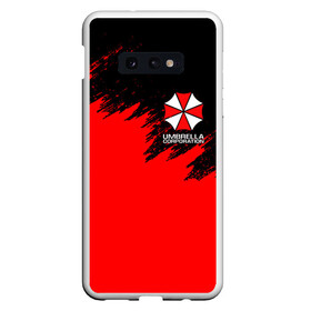 Чехол для Samsung S10E с принтом UMBRELLA CORP в Кировске, Силикон | Область печати: задняя сторона чехла, без боковых панелей | ada wong | biohazard | leon | nemesis | project resistance | raccoon city | re2 | resident evil 2 | rpd | stars | umbrella | ада вонг | амбрелла | немесис | ужасы