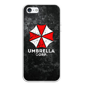 Чехол для iPhone 5/5S матовый с принтом UMBRELLA CORP в Кировске, Силикон | Область печати: задняя сторона чехла, без боковых панелей | ada wong | biohazard | leon | nemesis | project resistance | raccoon city | re2 | resident evil 2 | rpd | stars | umbrella | ада вонг | амбрелла | немесис | ужасы