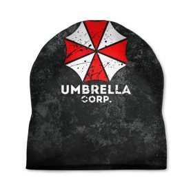 Шапка 3D с принтом UMBRELLA CORP в Кировске, 100% полиэстер | универсальный размер, печать по всей поверхности изделия | ada wong | biohazard | leon | nemesis | project resistance | raccoon city | re2 | resident evil 2 | rpd | stars | umbrella | ада вонг | амбрелла | немесис | ужасы