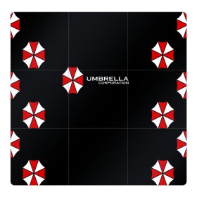 Магнитный плакат 3Х3 с принтом Umbrella Corporation в Кировске, Полимерный материал с магнитным слоем | 9 деталей размером 9*9 см | апокалипсис | зла | зомби | обитель | твирус