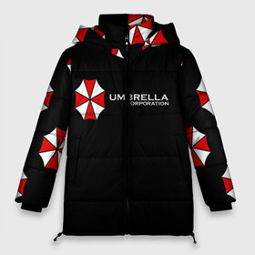 Женская зимняя куртка 3D с принтом Umbrella Corporation в Кировске, верх — 100% полиэстер; подкладка — 100% полиэстер; утеплитель — 100% полиэстер | длина ниже бедра, силуэт Оверсайз. Есть воротник-стойка, отстегивающийся капюшон и ветрозащитная планка. 

Боковые карманы с листочкой на кнопках и внутренний карман на молнии | апокалипсис | зла | зомби | обитель | твирус