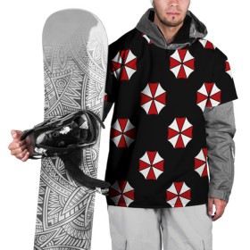 Накидка на куртку 3D с принтом Umbrella Corporation в Кировске, 100% полиэстер |  | Тематика изображения на принте: апокалипсис | зла | зомби | обитель | твирус