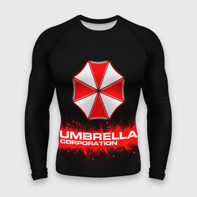 Мужской рашгард 3D с принтом Umbrella Corporation в Кировске,  |  | corporation | umbrella | umbrella corporation | амбрела | амбрелла корпорейшн | военная корпорация | корпорация | фармацевтическая корпорация