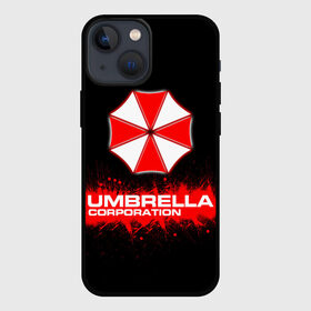 Чехол для iPhone 13 mini с принтом Umbrella Corporation в Кировске,  |  | Тематика изображения на принте: corporation | umbrella | umbrella corporation | амбрела | амбрелла корпорейшн | военная корпорация | корпорация | фармацевтическая корпорация