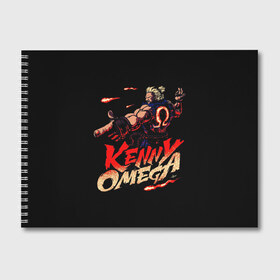 Альбом для рисования с принтом Kenny Omega Street Fighter в Кировске, 100% бумага
 | матовая бумага, плотность 200 мг. | kennyomega aew streetfighter