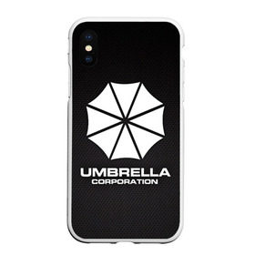 Чехол для iPhone XS Max матовый с принтом Umbrella Corporation в Кировске, Силикон | Область печати: задняя сторона чехла, без боковых панелей | corporation | umbrella | umbrella corporation | амбрела | амбрелла корпорейшн | военная корпорация | корпорация | фармацевтическая корпорация