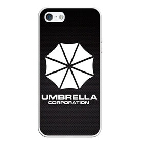 Чехол для iPhone 5/5S матовый с принтом Umbrella Corporation в Кировске, Силикон | Область печати: задняя сторона чехла, без боковых панелей | corporation | umbrella | umbrella corporation | амбрела | амбрелла корпорейшн | военная корпорация | корпорация | фармацевтическая корпорация