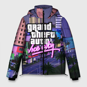 Мужская зимняя куртка 3D с принтом Grand Theft Auto Vice City в Кировске, верх — 100% полиэстер; подкладка — 100% полиэстер; утеплитель — 100% полиэстер | длина ниже бедра, свободный силуэт Оверсайз. Есть воротник-стойка, отстегивающийся капюшон и ветрозащитная планка. 

Боковые карманы с листочкой на кнопках и внутренний карман на молнии. | grand theft auto 2 | grand theft auto 3 | grand theft auto v | grand theft auto: san andreas | grand theft auto: vice city | gta 1 | gta 2 | gta 3 | gta 4 | gta 5 | gta online | gta v | город | игры