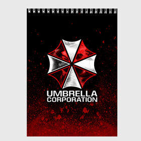 Скетчбук с принтом UMBRELLA CORP в Кировске, 100% бумага
 | 48 листов, плотность листов — 100 г/м2, плотность картонной обложки — 250 г/м2. Листы скреплены сверху удобной пружинной спиралью | ada wong | biohazard | leon | nemesis | project resistance | raccoon city | re2 | resident evil 2 | rpd | stars | umbrella | ада вонг | амбрелла | немесис | ужасы