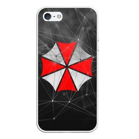 Чехол для iPhone 5/5S матовый с принтом UMBRELLA CORP в Кировске, Силикон | Область печати: задняя сторона чехла, без боковых панелей | ada wong | biohazard | leon | nemesis | project resistance | raccoon city | re2 | resident evil 2 | rpd | stars | umbrella | ада вонг | амбрелла | немесис | ужасы