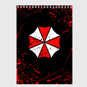 Скетчбук с принтом UMBRELLA CORP в Кировске, 100% бумага
 | 48 листов, плотность листов — 100 г/м2, плотность картонной обложки — 250 г/м2. Листы скреплены сверху удобной пружинной спиралью | ada wong | biohazard | leon | nemesis | project resistance | raccoon city | re2 | resident evil 2 | rpd | stars | umbrella | ада вонг | амбрелла | немесис | ужасы