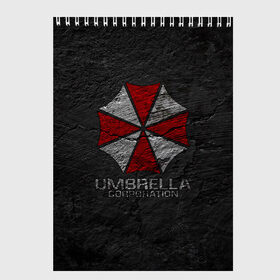 Скетчбук с принтом UMBRELLA CORP в Кировске, 100% бумага
 | 48 листов, плотность листов — 100 г/м2, плотность картонной обложки — 250 г/м2. Листы скреплены сверху удобной пружинной спиралью | ada wong | biohazard | leon | nemesis | project resistance | raccoon city | re2 | resident evil 2 | rpd | stars | umbrella | ада вонг | амбрелла | немесис | ужасы