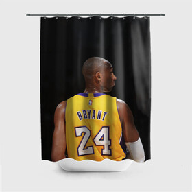 Штора 3D для ванной с принтом Kobe Bryant в Кировске, 100% полиэстер | плотность материала — 100 г/м2. Стандартный размер — 146 см х 180 см. По верхнему краю — пластиковые люверсы для креплений. В комплекте 10 пластиковых колец | angeles | basketball | bean | black mamba | bryant | kobe | lakers | los | nba | sport | usa | баскетбол | бин | брайант | коби | лейкерс | лос анджелес | нба | сша | черная мамба