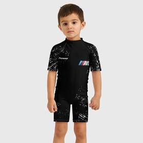 Детский купальный костюм 3D с принтом BMW в Кировске, Полиэстер 85%, Спандекс 15% | застежка на молнии на спине | bmw | авто | автомобиль | бмв | логотип | марка | машина | модель