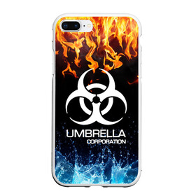 Чехол для iPhone 7Plus/8 Plus матовый с принтом UMBRELLA CORPORATION в Кировске, Силикон | Область печати: задняя сторона чехла, без боковых панелей | biohazard | biohazard 7 | crocodile | fang | game | hand | monster | new umbrella | resident evil | resident evil 7 | umbrella | umbrella corp | umbrella corporation | zombie | обитель